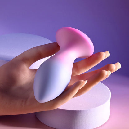 Evolved PARADISE PLUG - Pink/Purple 10.5 cm USB Rechargeable Vibrating Butt Plug with Wireless Remote Evolved