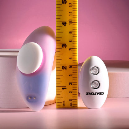 Evolved PARADISE PANTY - Pink/Purple USB Rechargeable Panty Vibrator with Remote Control Evolved