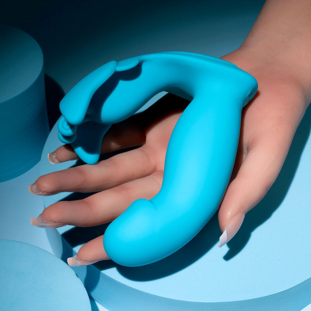 Evolved SPREAD YOUR WINGS - Blue USB Rechargeable Wearable Butterfly Vibrator Evolved