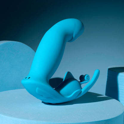 Evolved SPREAD YOUR WINGS - Blue USB Rechargeable Wearable Butterfly Vibrator Evolved