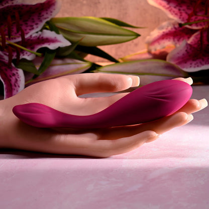 Evolved CHERRY POSE - Pink 16.1 cm USB Rechargeable Flexible & Posable Vibrator with Remote Evolved