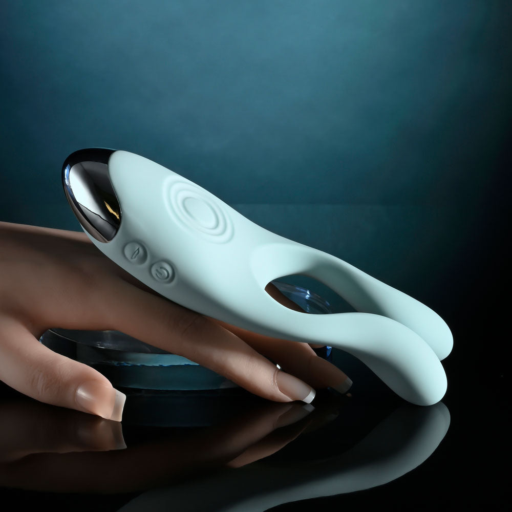 Evolved COUPLES THERAPY - Teal USB Rechargeable Couples Stimulator Evolved