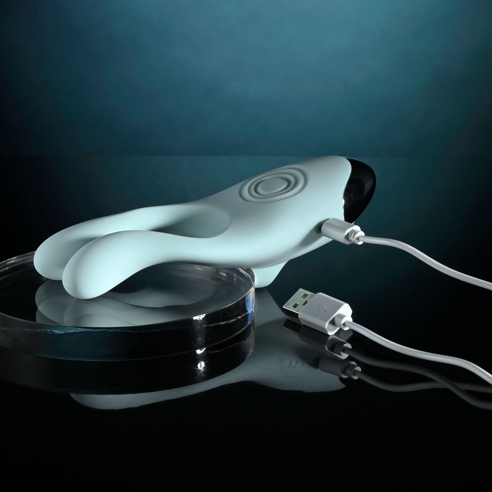 Evolved COUPLES THERAPY - Teal USB Rechargeable Couples Stimulator Evolved