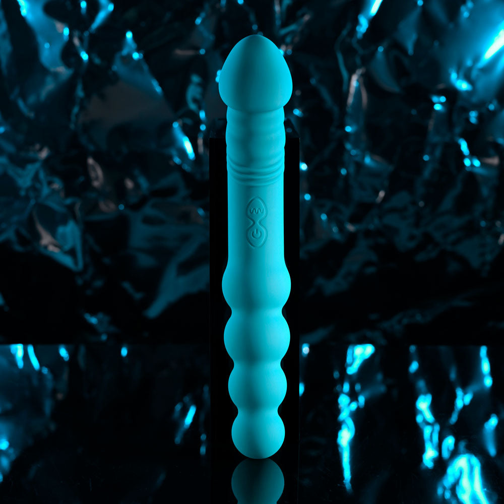 Evolved FLIP FLOP - Blue 23.1 cm USB Rechargeable Dual Ended Vibrator Evolved