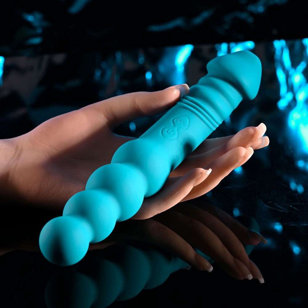 Evolved FLIP FLOP - Blue 23.1 cm USB Rechargeable Dual Ended Vibrator Evolved
