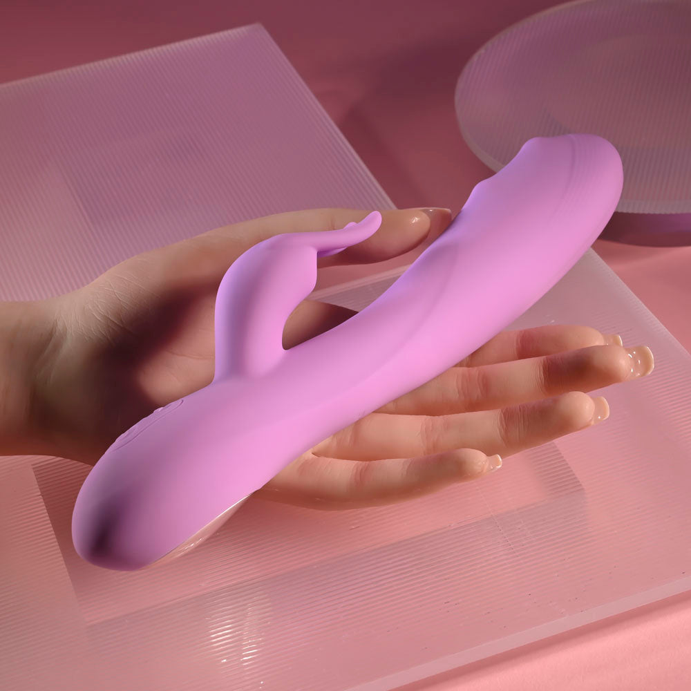 Evolved BEAD THE WAY - Pink 23.2 cm USB Rechargeable Rabbit Vibrator Evolved