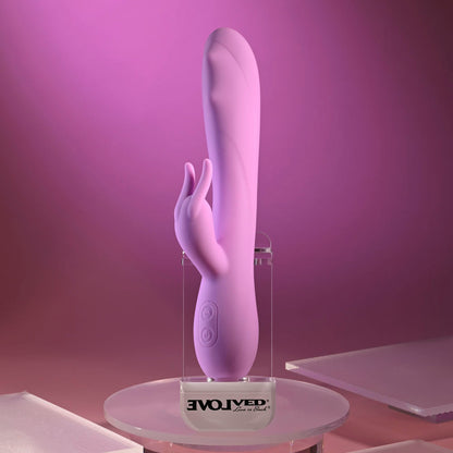 Evolved BEAD THE WAY - Pink 23.2 cm USB Rechargeable Rabbit Vibrator Evolved