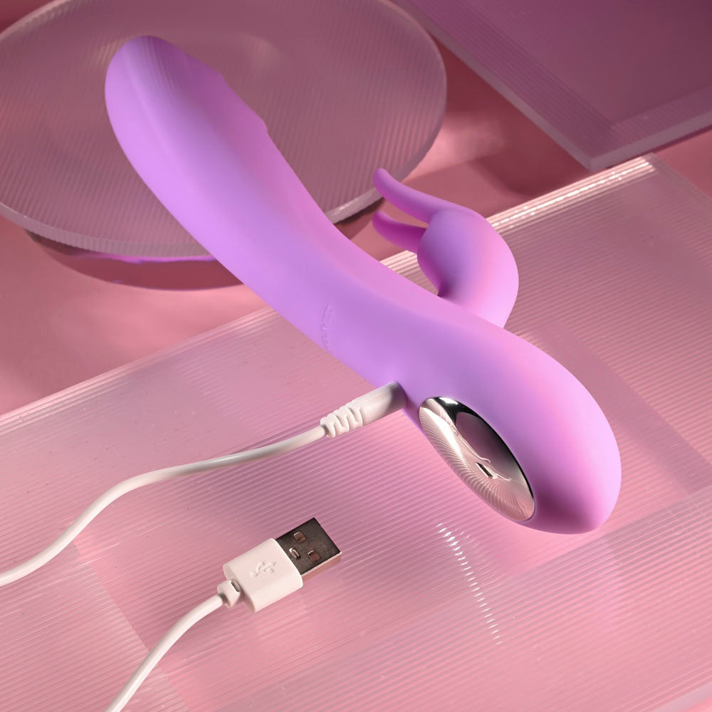 Evolved BEAD THE WAY - Pink 23.2 cm USB Rechargeable Rabbit Vibrator Evolved
