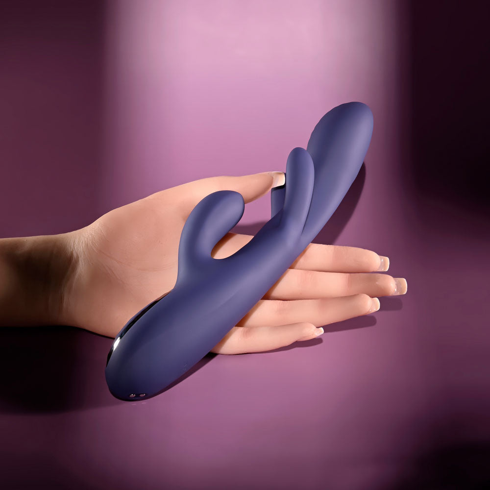 Evolved BOW DOWN - Purple USB Rechargeable Rabbit Vibrator Evolved