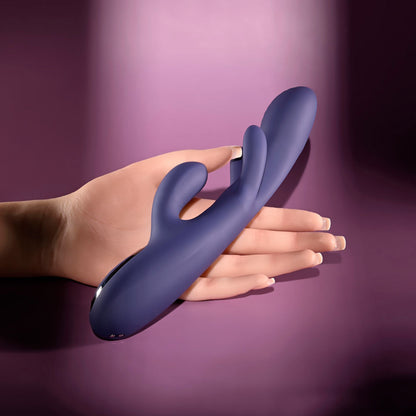 Evolved BOW DOWN - Purple USB Rechargeable Rabbit Vibrator Evolved