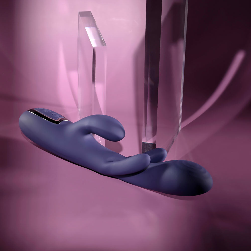 Evolved BOW DOWN - Purple USB Rechargeable Rabbit Vibrator Evolved