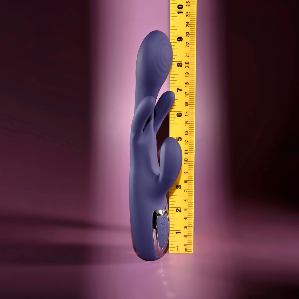 Evolved BOW DOWN - Purple USB Rechargeable Rabbit Vibrator Evolved