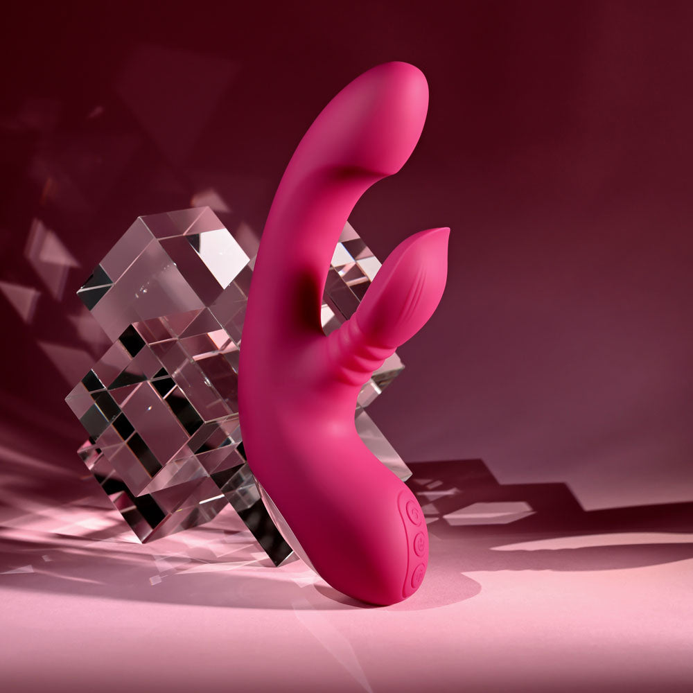 Evolved GENTLE PERSUASION - Pink 20 cm USB Rechargeable Rabbit Vibrator Evolved