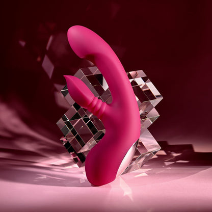 Evolved GENTLE PERSUASION - Pink 20 cm USB Rechargeable Rabbit Vibrator Evolved