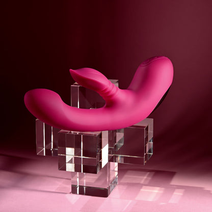 Evolved GENTLE PERSUASION - Pink 20 cm USB Rechargeable Rabbit Vibrator Evolved