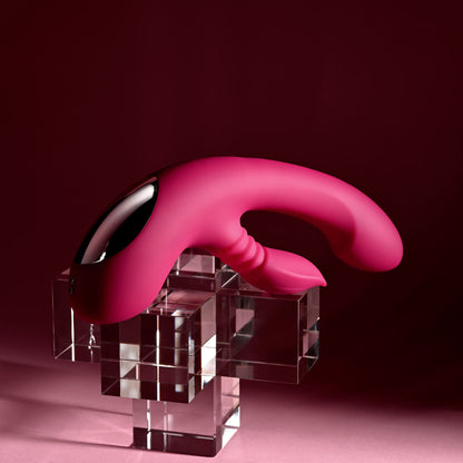 Evolved GENTLE PERSUASION - Pink 20 cm USB Rechargeable Rabbit Vibrator Evolved