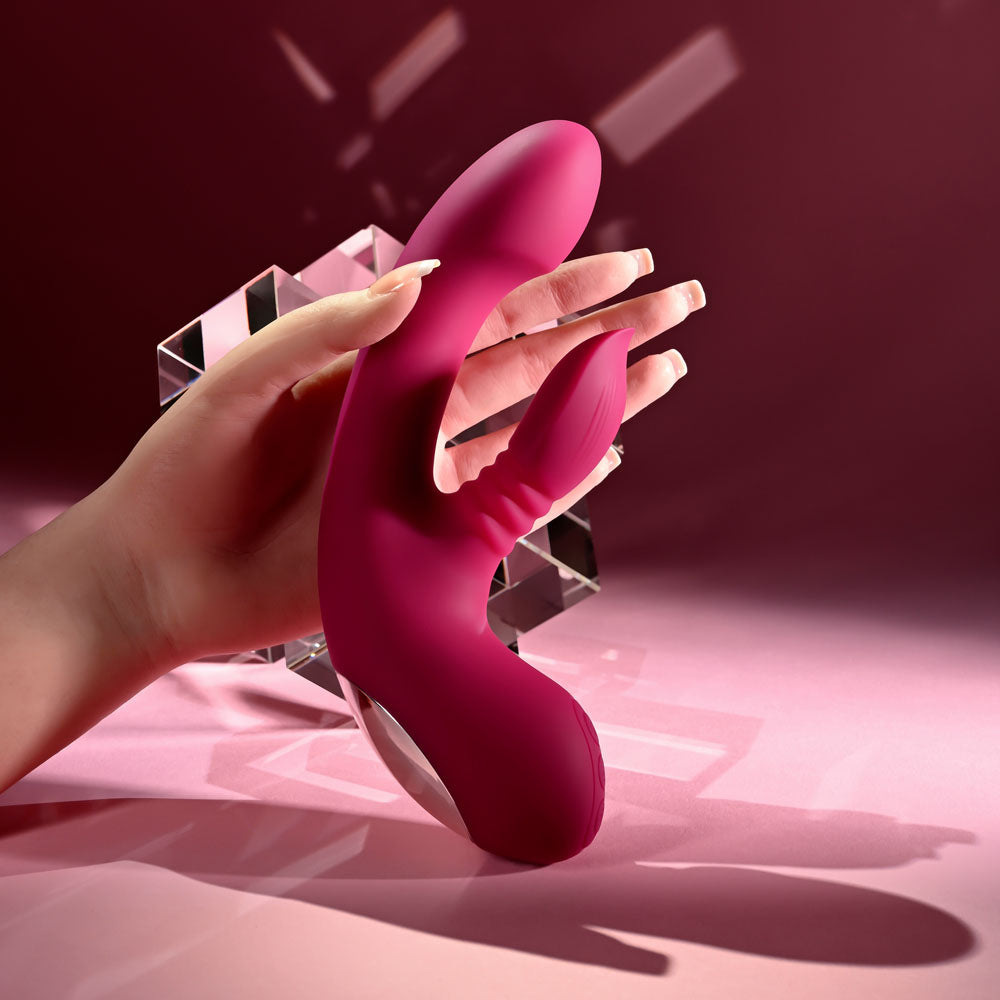 Evolved GENTLE PERSUASION - Pink 20 cm USB Rechargeable Rabbit Vibrator Evolved