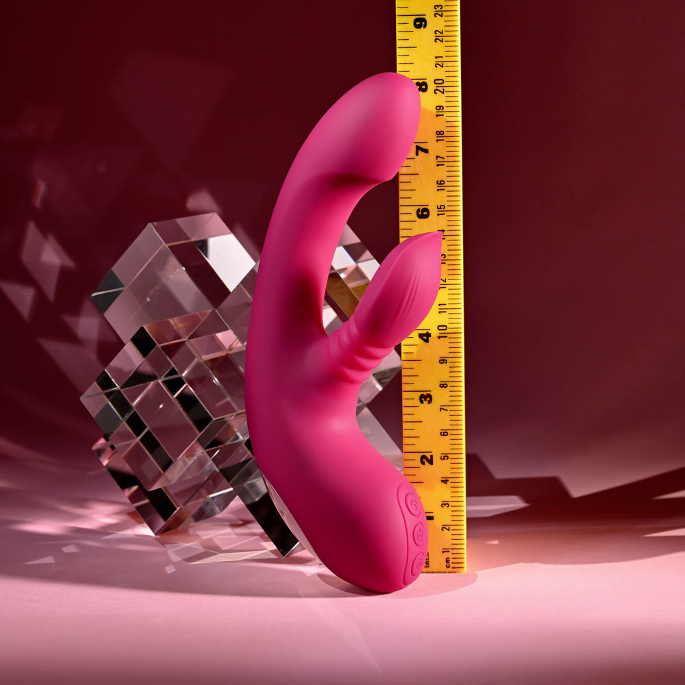 Evolved GENTLE PERSUASION - Pink 20 cm USB Rechargeable Rabbit Vibrator Evolved