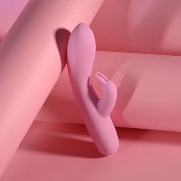 Evolved CUSHY BUNNY - Pink 19.1 cm USB Rechargeable Rabbit Vibrator Evolved