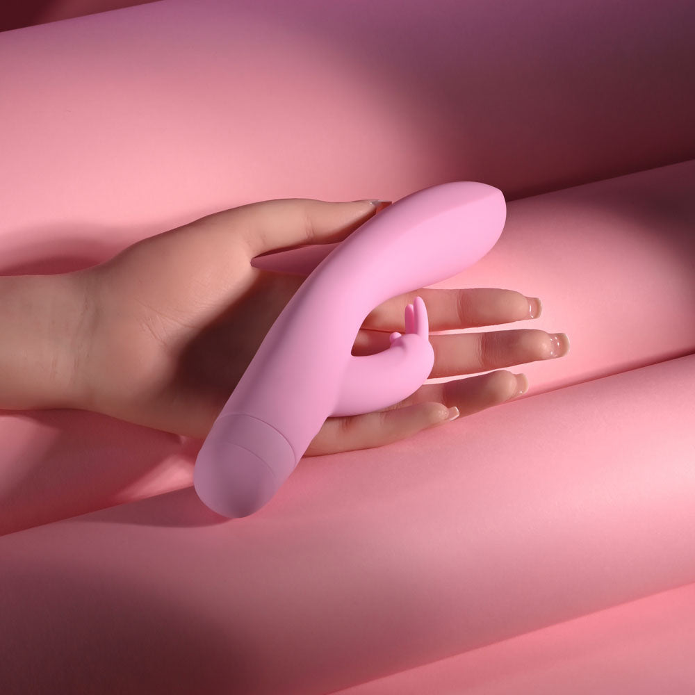 Evolved CUSHY BUNNY - Pink 19.1 cm USB Rechargeable Rabbit Vibrator Evolved