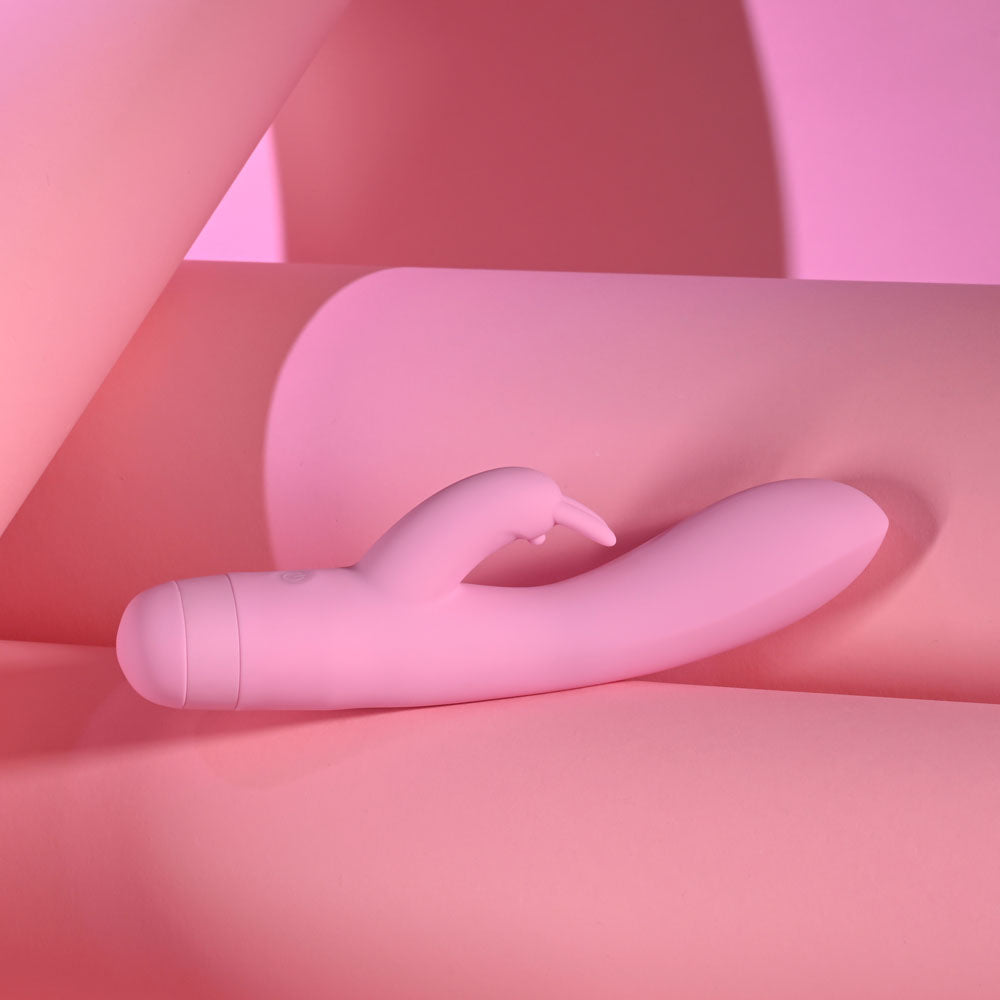 Evolved CUSHY BUNNY - Pink 19.1 cm USB Rechargeable Rabbit Vibrator Evolved