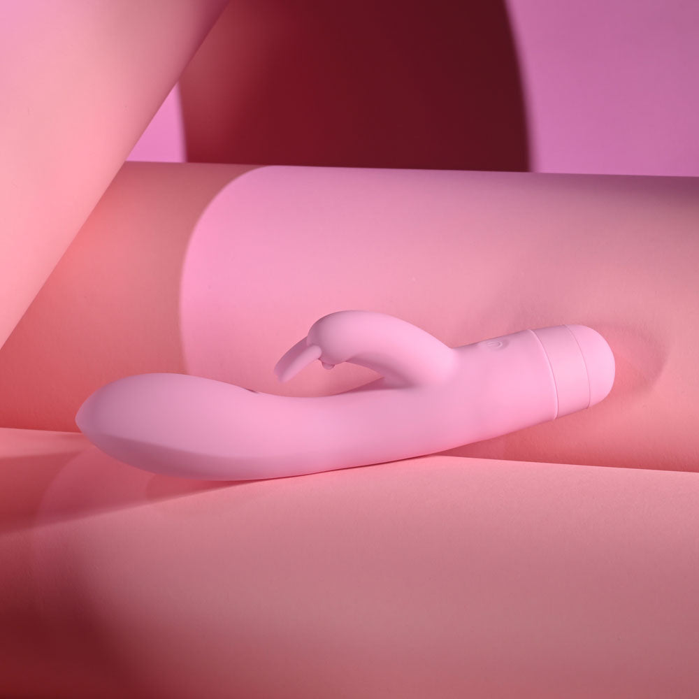 Evolved CUSHY BUNNY - Pink 19.1 cm USB Rechargeable Rabbit Vibrator Evolved