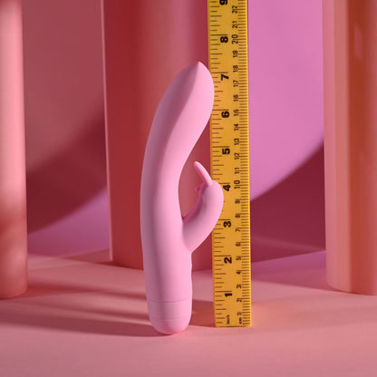 Evolved CUSHY BUNNY - Pink 19.1 cm USB Rechargeable Rabbit Vibrator Evolved