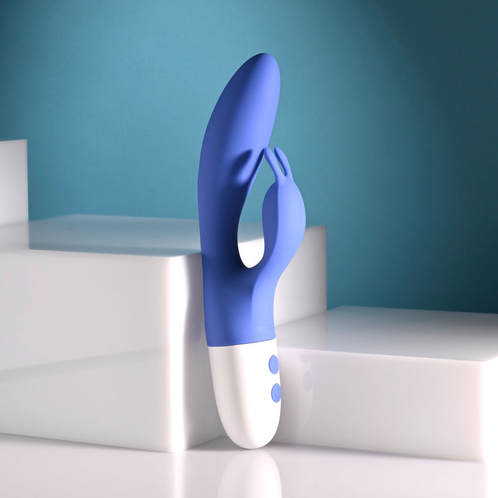 Evolved FUNNY BUNNY - Blue 20 cm USB Rechargeable Rabbit Vibrator Evolved