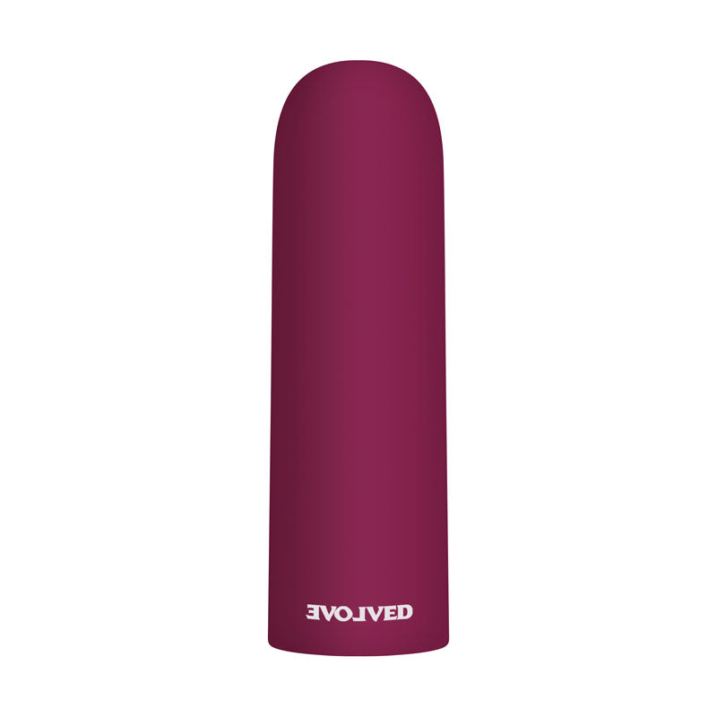 Evolved Mighty Thick - Burgundy Red 9 cm USB Rechargeable Bullet Evolved