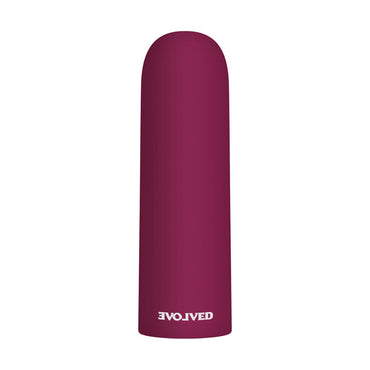 Evolved Mighty Thick - Burgundy Red 9 cm USB Rechargeable Bullet Evolved