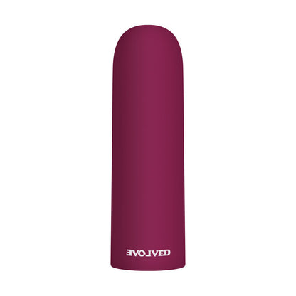 Evolved Mighty Thick - Burgundy Red 9 cm USB Rechargeable Bullet Evolved
