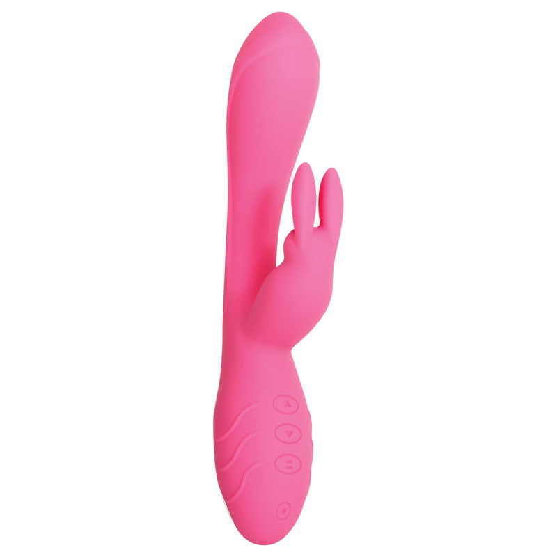 Evolved Bunny Kisses - Pink 20 cm USB Rechargeable Rabbit Vibrator Evolved