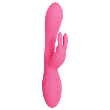 Evolved Bunny Kisses - Pink 20 cm USB Rechargeable Rabbit Vibrator Evolved
