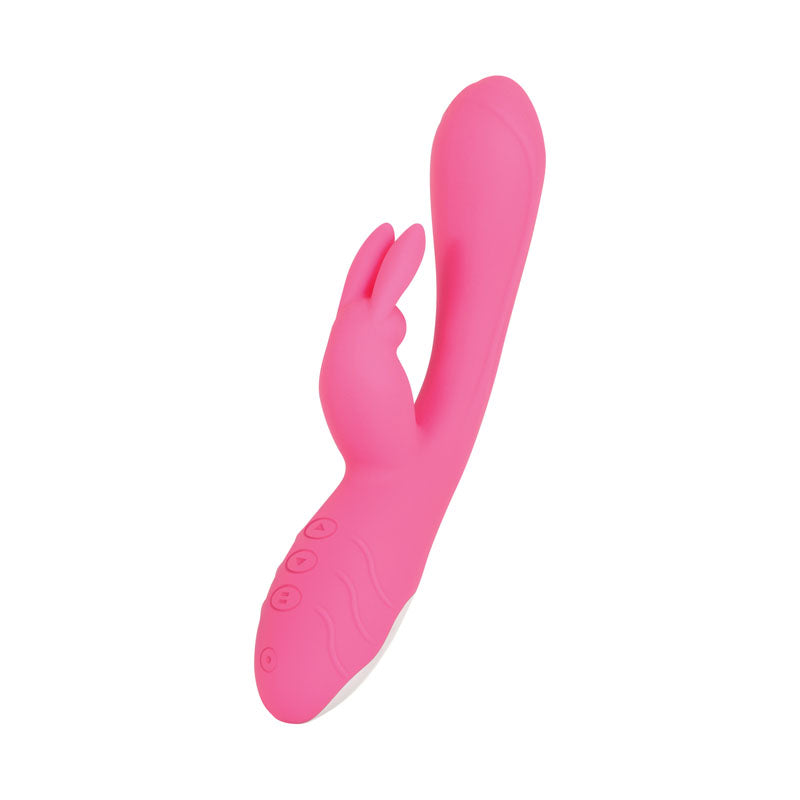 Evolved Bunny Kisses - Pink 20 cm USB Rechargeable Rabbit Vibrator Evolved