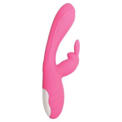 Evolved Bunny Kisses - Pink 20 cm USB Rechargeable Rabbit Vibrator Evolved