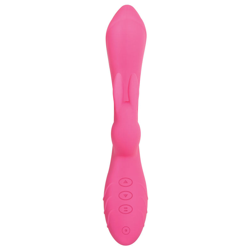 Evolved Bunny Kisses - Pink 20 cm USB Rechargeable Rabbit Vibrator Evolved