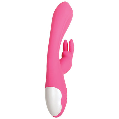 Evolved Bunny Kisses - Pink 20 cm USB Rechargeable Rabbit Vibrator Evolved