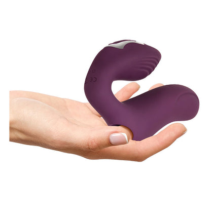 Evolved Helping Hand - Purple USB Rechargeable Dual Finger Stimulator Club X
