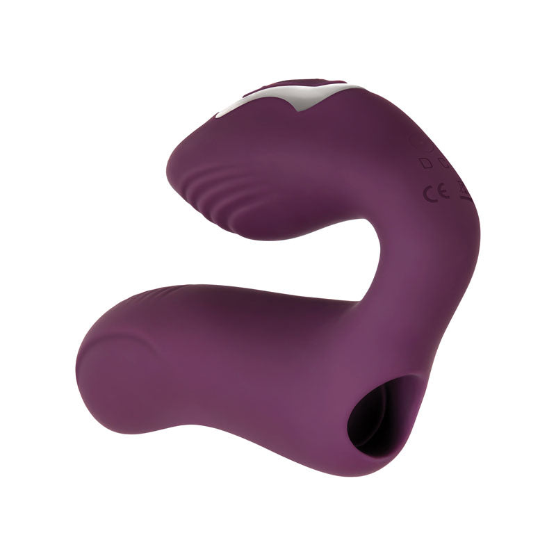Evolved Helping Hand - Purple USB Rechargeable Dual Finger Stimulator Club X