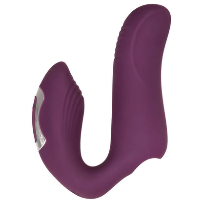 Evolved Helping Hand - Purple USB Rechargeable Dual Finger Stimulator Club X