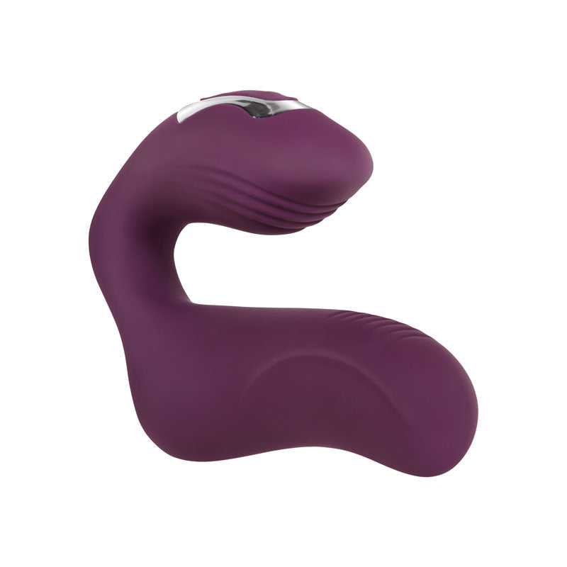 Evolved Helping Hand - Purple USB Rechargeable Dual Finger Stimulator Club X