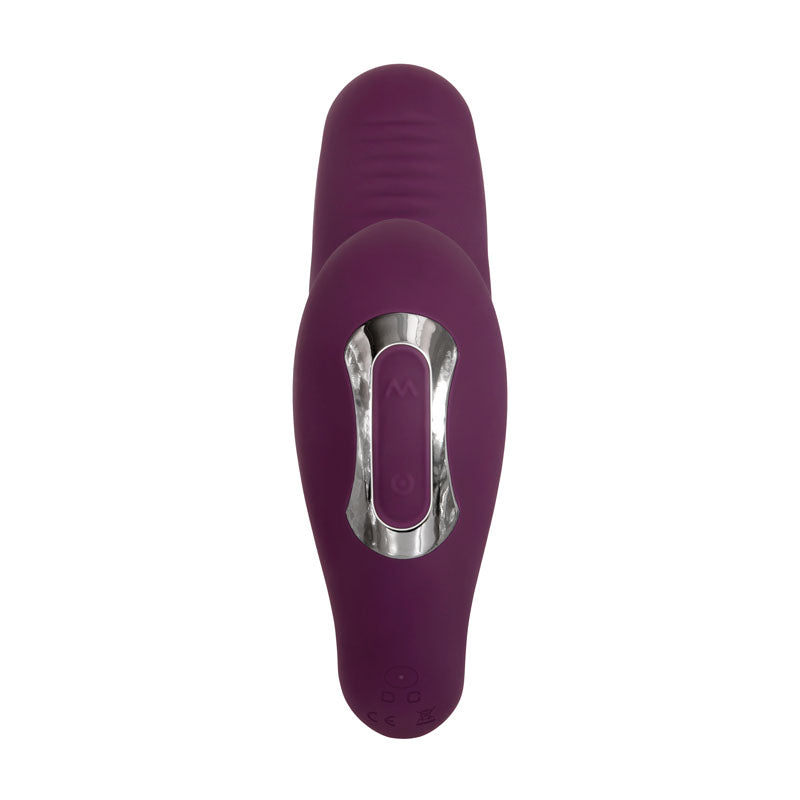 Evolved Helping Hand - Purple USB Rechargeable Dual Finger Stimulator Club X
