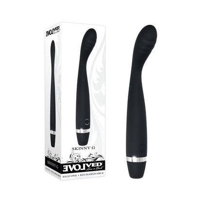 Evolved Skinny G - Black 17.8 cm USB Rechargeable Vibrator Evolved