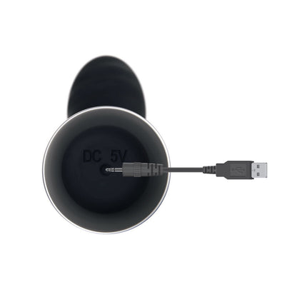Evolved Skinny G - Black 17.8 cm USB Rechargeable Vibrator Evolved