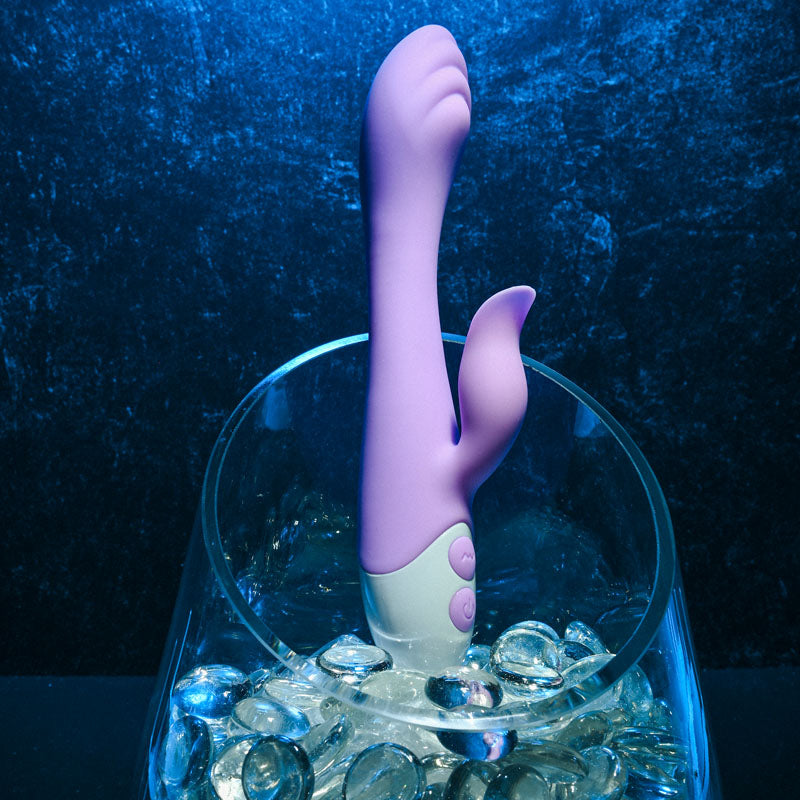 Evolved PLEASING PETAL - Lilac 19.7 cm USB Rechargeable Rabbit Vibrator Evolved