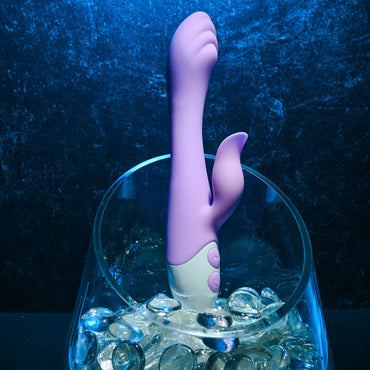 Evolved PLEASING PETAL - Lilac 19.7 cm USB Rechargeable Rabbit Vibrator Evolved