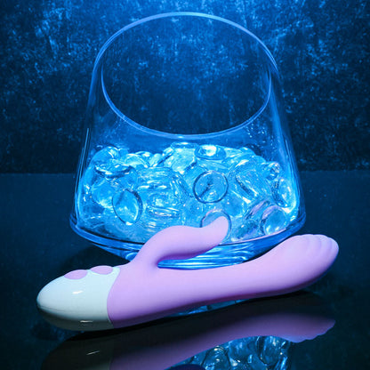 Evolved PLEASING PETAL - Lilac 19.7 cm USB Rechargeable Rabbit Vibrator Evolved