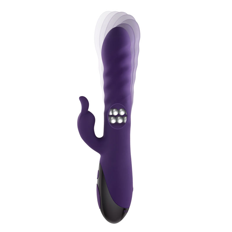 Evolved RASCALLY RABBIT - Purple 22.9 cm USB Rechargeable Rabbit Vibrator Evolved