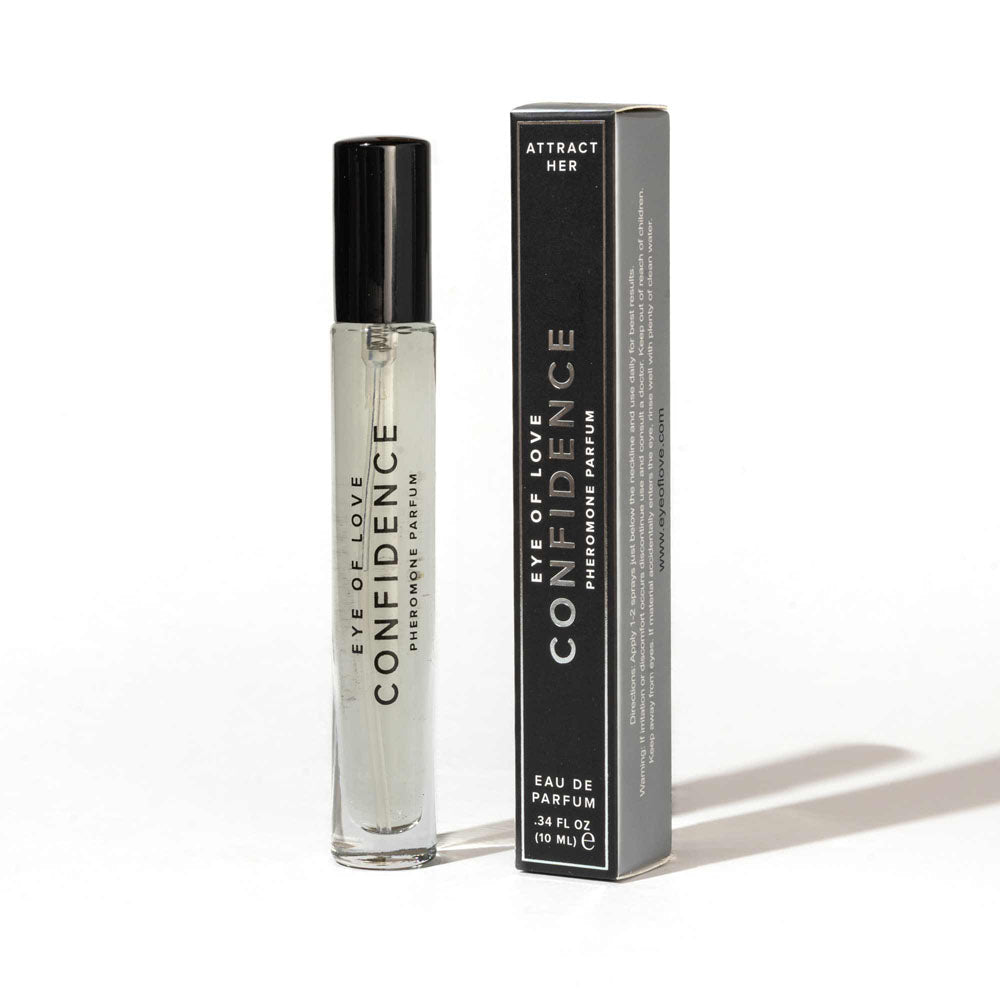 Eye Of Love Confidence Pheromone Cologne - 10 ml - Citrus Musk Scented Pheromone Cologne for Men to attract Women - 10 ml Spray Eye Of Love