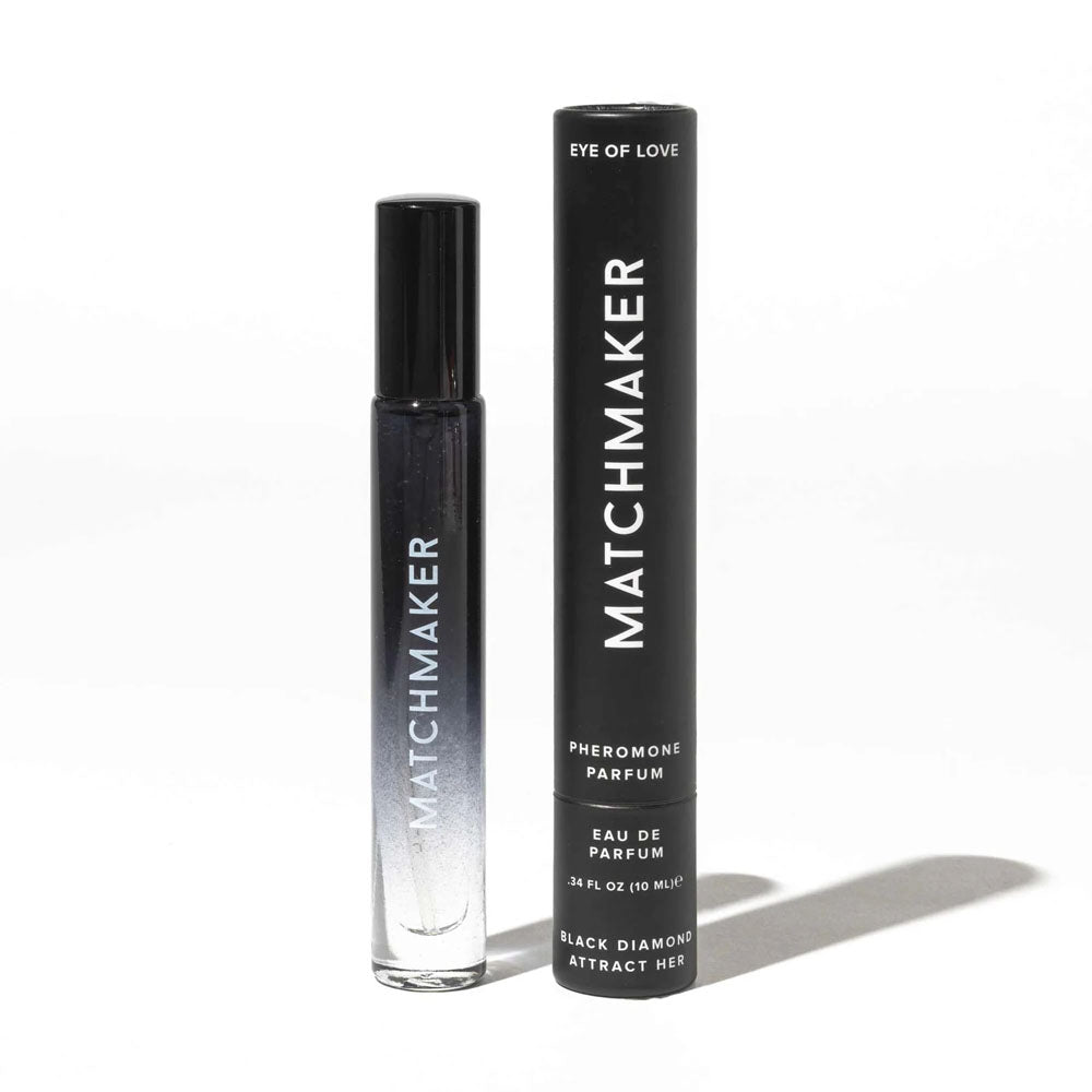 Eye of Love Matchmaker Black Diamond - 10 ml - Pheromone Cologne for Men to attract Women - 10 ml Spray Eye Of Love
